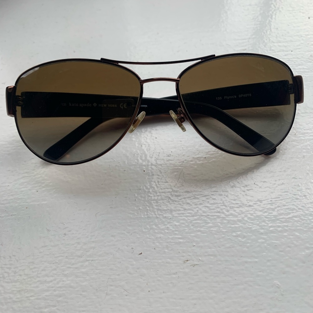 Kate Spade leopard aviators